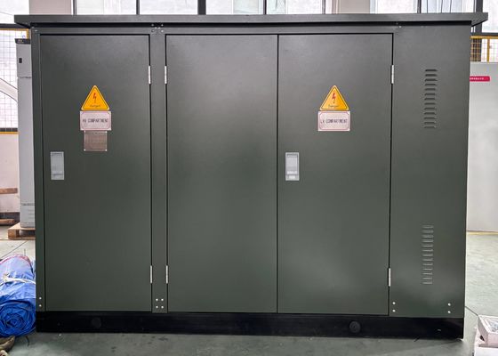 نطاق استغلال المحطة الفرعية للمحولات المدمجة ± 2 × 2.5٪ طريقة التبريد ONAN و 25 درجة زيت لتوزيع الطاقة